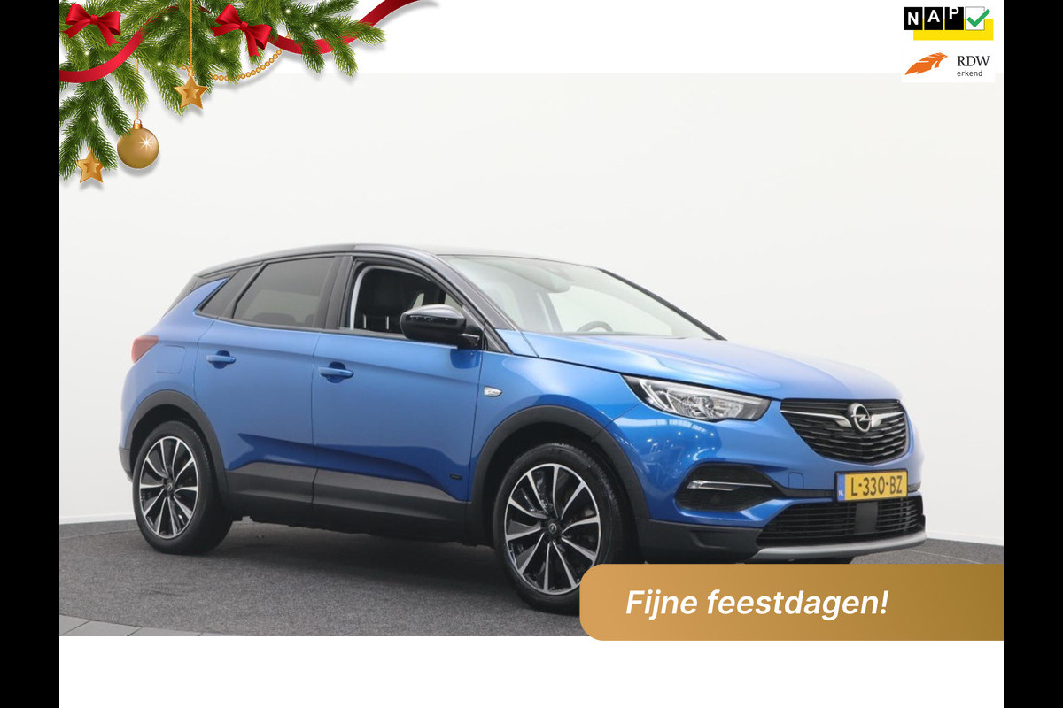 Opel Grandland X 1.6 Turbo 180 pk Hybrid Elegance, achteruitrijcamera, trekhaak, 19 inch, zwart dak, NL auto met nap