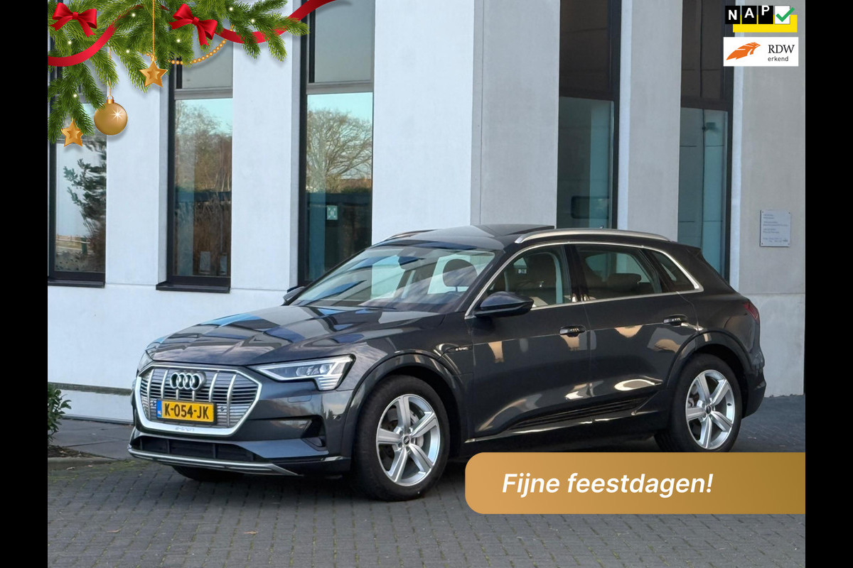 Audi e-tron 50 quattro Business edition Plus 71 kWh, panoramadak, leder, stoelverwarming, camera, NL auto met nap