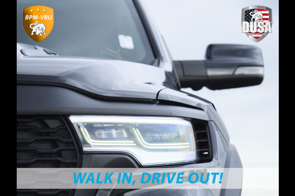 Dodge Ram | RHO | 3.0L Twin-Turbo I6 | 4x4 | Crew Cab | Black Edition | Panoramadak | 14,4-inch Touchscreen | Passenger Display | Getoonde accessoires zijn verkrijgbaar tegen meerprijs