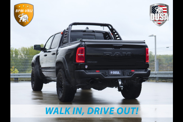 Dodge Ram | RHO | 3.0L Twin-Turbo I6 | 4x4 | Crew Cab | Black Edition | Panoramadak | 14,4-inch Touchscreen | Passenger Display | Getoonde accessoires zijn verkrijgbaar tegen meerprijs