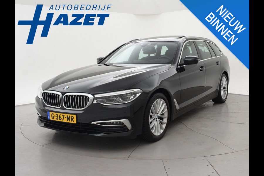 BMW 5 Serie Touring 520i HE LUXURY + PANORAMA | HEAD-UP | LIVE COCKPIT | 1e EIGENAAR | SFEERVERLICHTING | LEDER