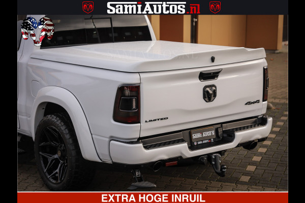 Dodge Ram 1500 Limited Night | 5.7 V8 Hemi Full Option | Comfortabele Dubbele Cabine met Royale 5 Zitplaatsen | De Meest Luxe en Volle Pick-Up in zijn Klasse | BPM vrij | Nu Leverbaar uit Voorraad | Voorraad Nr v45lpr