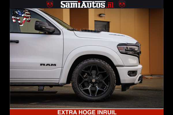 Dodge Ram 1500 Limited Night | 5.7 V8 Hemi Full Option | Comfortabele Dubbele Cabine met Royale 5 Zitplaatsen | De Meest Luxe en Volle Pick-Up in zijn Klasse | BPM vrij | Nu Leverbaar uit Voorraad | Voorraad Nr v45lpr