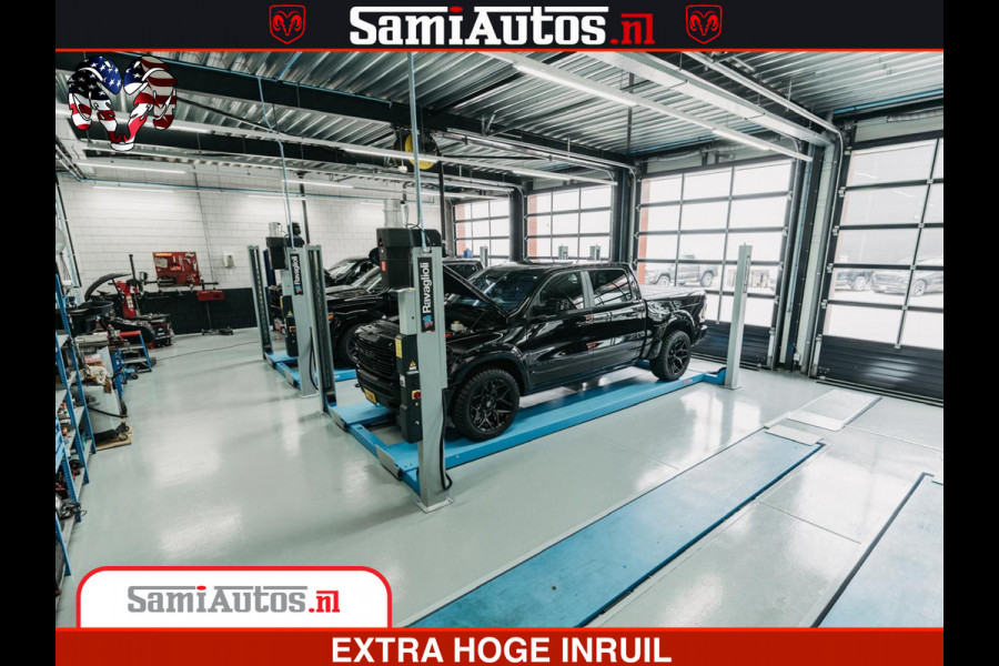 Dodge Ram 1500 Limited Night | 5.7 V8 Hemi Full Option | Comfortabele Dubbele Cabine met Royale 5 Zitplaatsen | De Meest Luxe en Volle Pick-Up in zijn Klasse | BPM vrij | Nu Leverbaar uit Voorraad | Voorraad Nr v45lpr