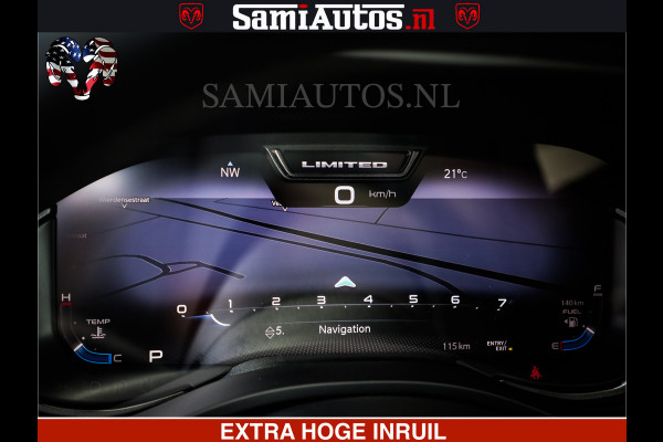 Dodge Ram 1500 Limited Night | 5.7 V8 Hemi Full Option | Comfortabele Dubbele Cabine met Royale 5 Zitplaatsen | De Meest Luxe en Volle Pick-Up in zijn Klasse | BPM vrij | Nu Leverbaar uit Voorraad | Voorraad Nr v45lpr