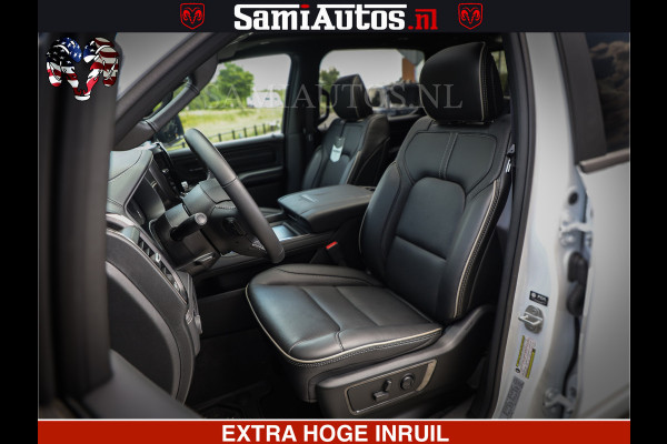 Dodge Ram 1500 Limited Night | 5.7 V8 Hemi Full Option | Comfortabele Dubbele Cabine met Royale 5 Zitplaatsen | De Meest Luxe en Volle Pick-Up in zijn Klasse | BPM vrij | Nu Leverbaar uit Voorraad | Voorraad Nr v45lpr