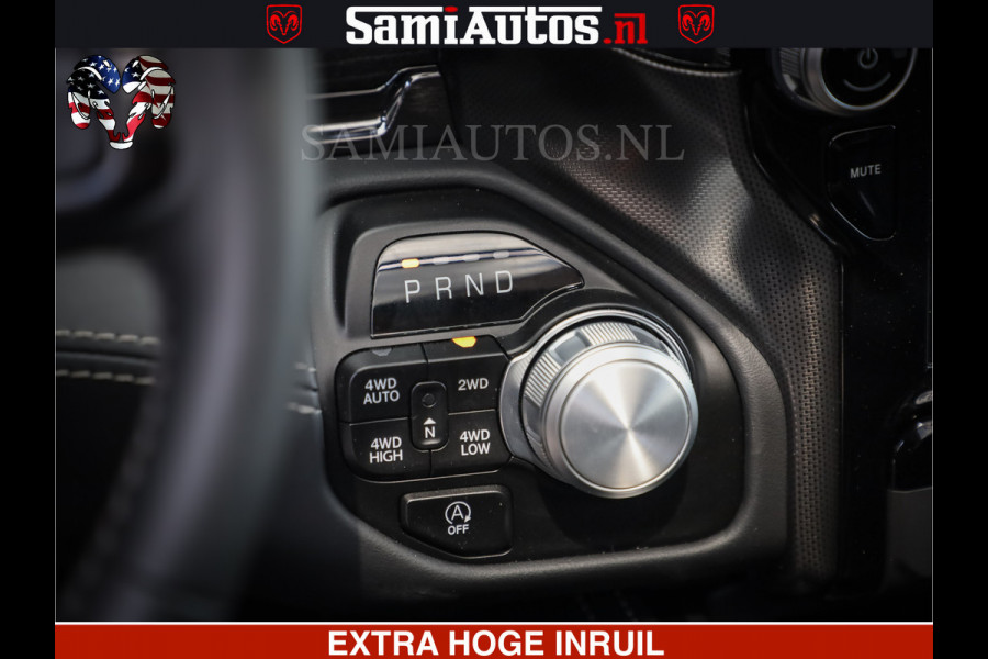 Dodge Ram 1500 Limited Night | 5.7 V8 Hemi Full Option | Comfortabele Dubbele Cabine met Royale 5 Zitplaatsen | De Meest Luxe en Volle Pick-Up in zijn Klasse | BPM vrij | Nu Leverbaar uit Voorraad | Voorraad Nr v45lpr