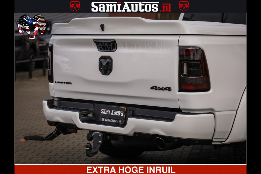 Dodge Ram 1500 Limited Night | 5.7 V8 Hemi Full Option | Comfortabele Dubbele Cabine met Royale 5 Zitplaatsen | De Meest Luxe en Volle Pick-Up in zijn Klasse | BPM vrij | Nu Leverbaar uit Voorraad | Voorraad Nr v45lpr