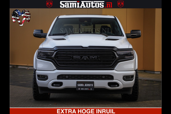Dodge Ram 1500 Limited Night | 5.7 V8 Hemi Full Option | Comfortabele Dubbele Cabine met Royale 5 Zitplaatsen | De Meest Luxe en Volle Pick-Up in zijn Klasse | BPM vrij | Nu Leverbaar uit Voorraad | Voorraad Nr v45lpr