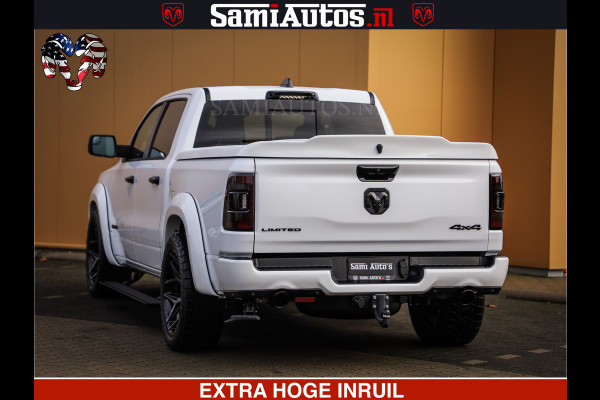Dodge Ram 1500 Limited Night | 5.7 V8 Hemi Full Option | Comfortabele Dubbele Cabine met Royale 5 Zitplaatsen | De Meest Luxe en Volle Pick-Up in zijn Klasse | BPM vrij | Nu Leverbaar uit Voorraad | Voorraad Nr v45lpr