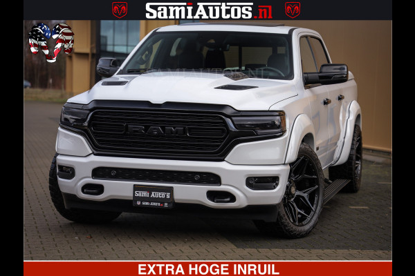 Dodge Ram 1500 Limited Night | 5.7 V8 Hemi Full Option | Comfortabele Dubbele Cabine met Royale 5 Zitplaatsen | De Meest Luxe en Volle Pick-Up in zijn Klasse | BPM vrij | Nu Leverbaar uit Voorraad | Voorraad Nr v45lpr