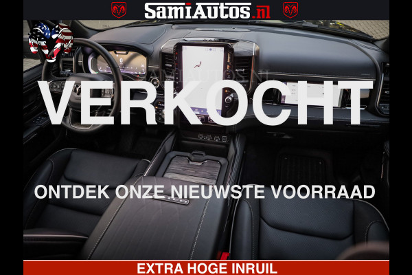 Dodge Ram 1500 Limited Night High Output 540HP 706Nm | Massage + Full Option | De Meest Luxe en Volle Pick-Up in zijn Klasse | Comfortabele Dubbele Cabine met Royale 5 Zitplaatsen | BPM vrij | Nu Leverbaar uit Voorraad | Voorraad Nr 2350 - 5181