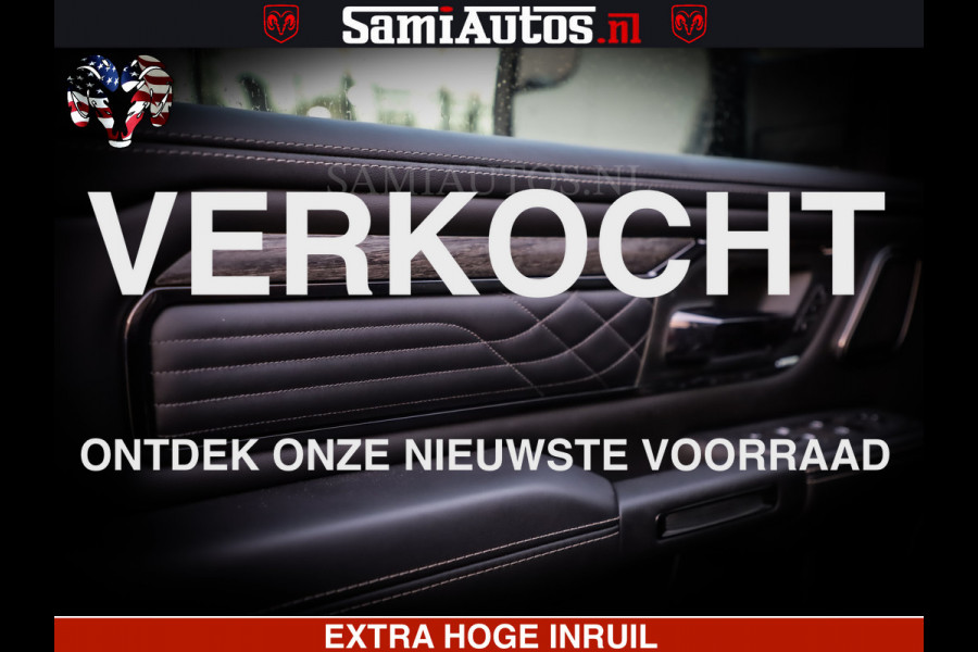 Dodge Ram 1500 Limited Night High Output 540HP 706Nm | Massage + Full Option | De Meest Luxe en Volle Pick-Up in zijn Klasse | Comfortabele Dubbele Cabine met Royale 5 Zitplaatsen | BPM vrij | Nu Leverbaar uit Voorraad | Voorraad Nr 2350 - 5181