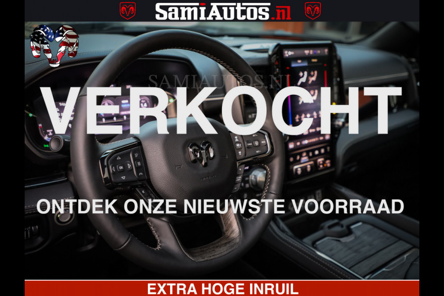 Dodge Ram 1500 Limited Night High Output 540HP 706Nm | Massage + Full Option | De Meest Luxe en Volle Pick-Up in zijn Klasse | Comfortabele Dubbele Cabine met Royale 5 Zitplaatsen | BPM vrij | Nu Leverbaar uit Voorraad | Voorraad Nr 2350 - 5181