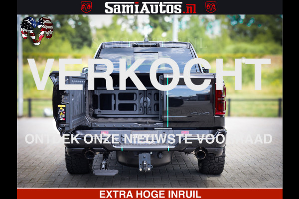 Dodge Ram 1500 Limited Night High Output 540HP 706Nm | Massage + Full Option | De Meest Luxe en Volle Pick-Up in zijn Klasse | Comfortabele Dubbele Cabine met Royale 5 Zitplaatsen | BPM vrij | Nu Leverbaar uit Voorraad | Voorraad Nr 2350 - 5181