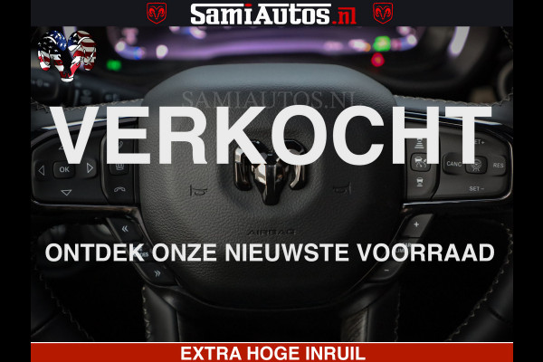 Dodge Ram 1500 Limited Night High Output 540HP 706Nm | Massage + Full Option | De Meest Luxe en Volle Pick-Up in zijn Klasse | Comfortabele Dubbele Cabine met Royale 5 Zitplaatsen | BPM vrij | Nu Leverbaar uit Voorraad | Voorraad Nr 2350 - 5181