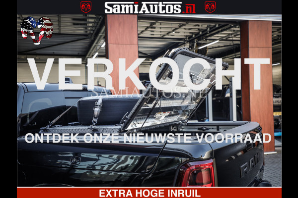 Dodge Ram 1500 Limited Night High Output 540HP 706Nm | Massage + Full Option | De Meest Luxe en Volle Pick-Up in zijn Klasse | Comfortabele Dubbele Cabine met Royale 5 Zitplaatsen | BPM vrij | Nu Leverbaar uit Voorraad | Voorraad Nr 2350 - 5181