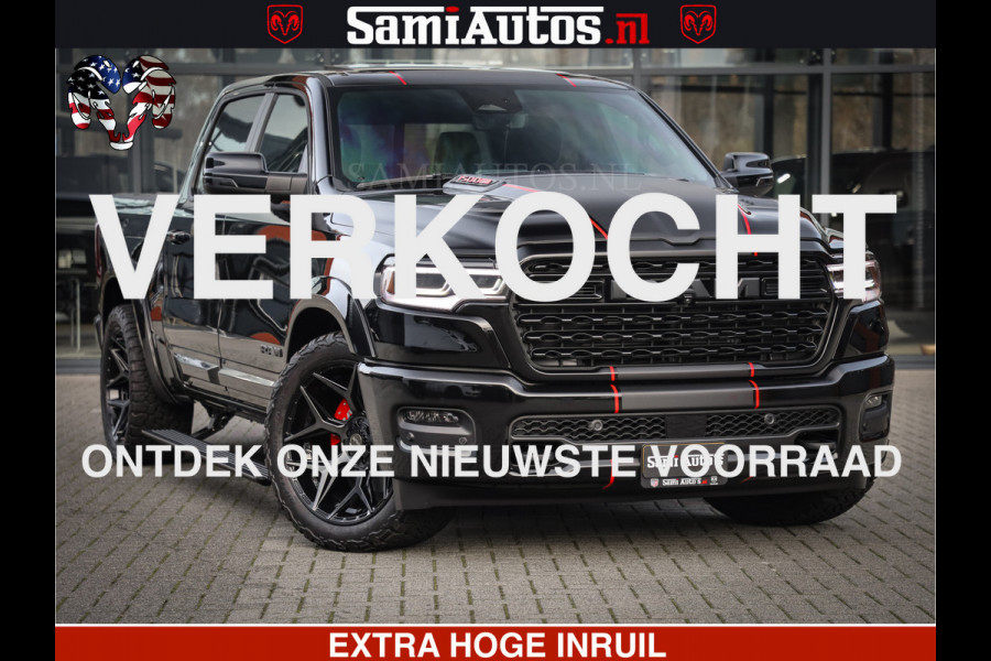 Dodge Ram 1500 540 PK Limited High Output 706Nm | Massage + Full Option | De Meest Luxe en Volle Pick-Up in zijn Klasse | Comfortabele Dubbele Cabine met Royale 5 Zitplaatsen | HULK PACK MEERPRIJS |  Voorraad Nr 2333 - 5129