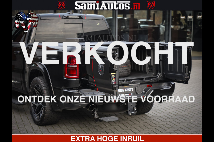 Dodge Ram 1500 540 PK Limited High Output 706Nm | Massage + Full Option | De Meest Luxe en Volle Pick-Up in zijn Klasse | Comfortabele Dubbele Cabine met Royale 5 Zitplaatsen | HULK PACK MEERPRIJS |  Voorraad Nr 2333 - 5129