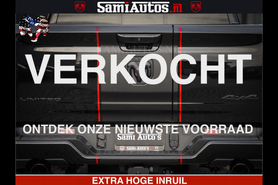 Dodge Ram 1500 540 PK Limited High Output 706Nm | Massage + Full Option | De Meest Luxe en Volle Pick-Up in zijn Klasse | Comfortabele Dubbele Cabine met Royale 5 Zitplaatsen | HULK PACK MEERPRIJS |  Voorraad Nr 2333 - 5129