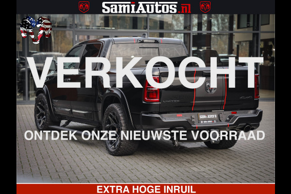 Dodge Ram 1500 540 PK Limited High Output 706Nm | Massage + Full Option | De Meest Luxe en Volle Pick-Up in zijn Klasse | Comfortabele Dubbele Cabine met Royale 5 Zitplaatsen | HULK PACK MEERPRIJS |  Voorraad Nr 2333 - 5129