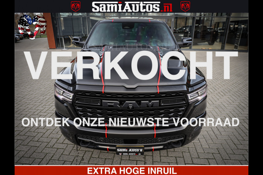 Dodge Ram 1500 540 PK Limited High Output 706Nm | Massage + Full Option | De Meest Luxe en Volle Pick-Up in zijn Klasse | Comfortabele Dubbele Cabine met Royale 5 Zitplaatsen | HULK PACK MEERPRIJS |  Voorraad Nr 2333 - 5129