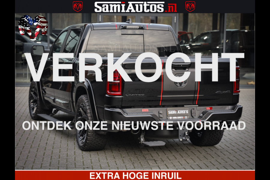 Dodge Ram 1500 540 PK Limited High Output 706Nm | Massage + Full Option | De Meest Luxe en Volle Pick-Up in zijn Klasse | Comfortabele Dubbele Cabine met Royale 5 Zitplaatsen | HULK PACK MEERPRIJS |  Voorraad Nr 2333 - 5129