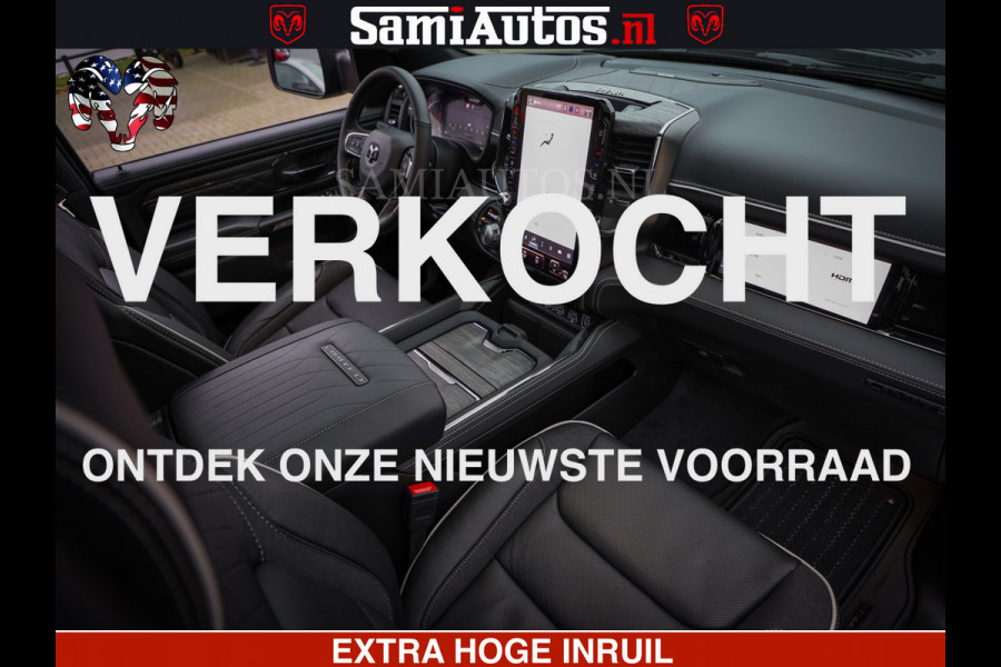 Dodge Ram 1500 Limited Night High Output 540HP 706Nm | Massage + Full Option | De Meest Luxe en Volle Pick-Up in zijn Klasse | Comfortabele Dubbele Cabine met Royale 5 Zitplaatsen | BPM vrij | Nu Leverbaar uit Voorraad | Voorraad Nr 2327 - 5407