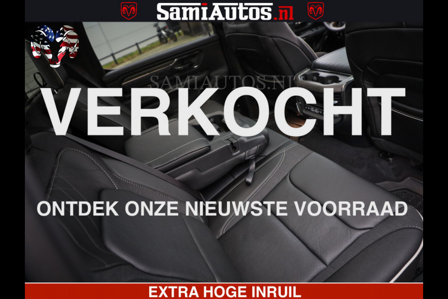 Dodge Ram 1500 Limited Night High Output 540HP 706Nm | Massage + Full Option | De Meest Luxe en Volle Pick-Up in zijn Klasse | Comfortabele Dubbele Cabine met Royale 5 Zitplaatsen | BPM vrij | Nu Leverbaar uit Voorraad | Voorraad Nr 2327 - 5407