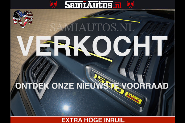 Dodge Ram 1500 Limited Night High Output 540HP 706Nm | Massage + Full Option | De Meest Luxe en Volle Pick-Up in zijn Klasse | Comfortabele Dubbele Cabine met Royale 5 Zitplaatsen | BPM vrij | Nu Leverbaar uit Voorraad | Voorraad Nr 2327 - 5407