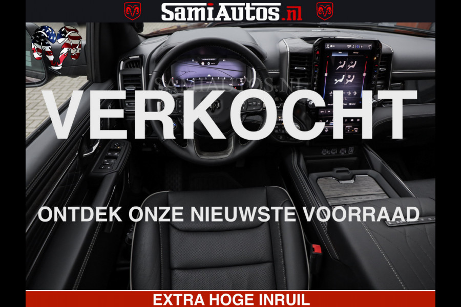Dodge Ram 1500 Limited Night High Output 540HP 706Nm | Massage + Full Option | De Meest Luxe en Volle Pick-Up in zijn Klasse | Comfortabele Dubbele Cabine met Royale 5 Zitplaatsen | BPM vrij | Nu Leverbaar uit Voorraad | Voorraad Nr 2327 - 5407