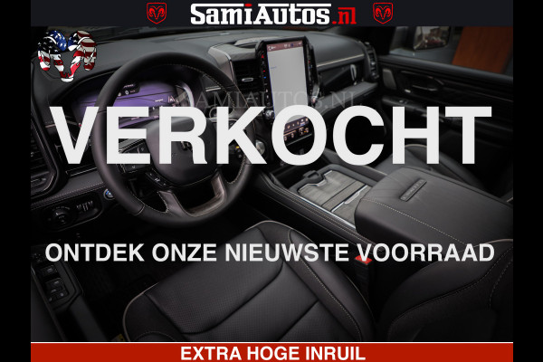 Dodge Ram 1500 Limited Night High Output 540HP 706Nm | Massage + Full Option | De Meest Luxe en Volle Pick-Up in zijn Klasse | Comfortabele Dubbele Cabine met Royale 5 Zitplaatsen | BPM vrij | Nu Leverbaar uit Voorraad | Voorraad Nr 2327 - 5407