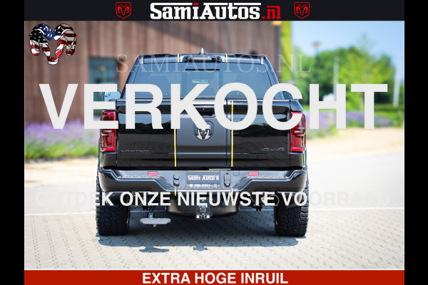 Dodge Ram 1500 Limited Night High Output 540HP 706Nm | Massage + Full Option | De Meest Luxe en Volle Pick-Up in zijn Klasse | Comfortabele Dubbele Cabine met Royale 5 Zitplaatsen | BPM vrij | Nu Leverbaar uit Voorraad | Voorraad Nr 2327 - 5407