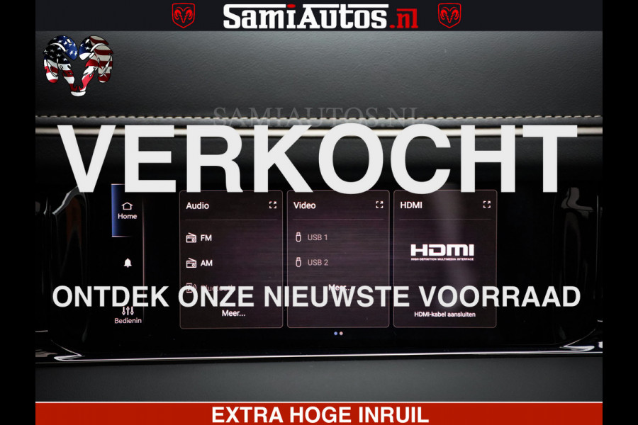 Dodge Ram 1500 Limited Night High Output 540HP 706Nm | Massage + Full Option | De Meest Luxe en Volle Pick-Up in zijn Klasse | Comfortabele Dubbele Cabine met Royale 5 Zitplaatsen | BPM vrij | Nu Leverbaar uit Voorraad | Voorraad Nr 2327 - 5407