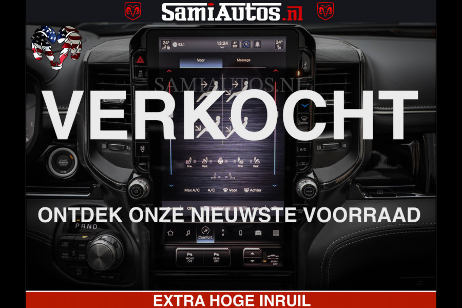 Dodge Ram 1500 Limited Night High Output 540HP 706Nm | Massage + Full Option | De Meest Luxe en Volle Pick-Up in zijn Klasse | Comfortabele Dubbele Cabine met Royale 5 Zitplaatsen | BPM vrij | Nu Leverbaar uit Voorraad | Voorraad Nr 2327 - 5407