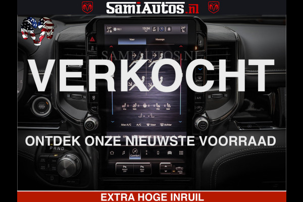 Dodge Ram 1500 Limited Night High Output 540HP 706Nm | Massage + Full Option | De Meest Luxe en Volle Pick-Up in zijn Klasse | Comfortabele Dubbele Cabine met Royale 5 Zitplaatsen | BPM vrij | Nu Leverbaar uit Voorraad | Voorraad Nr 2327 - 5407