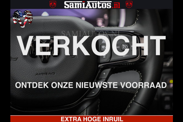 Dodge Ram 1500 Limited Night High Output 540HP 706Nm | Massage + Full Option | De Meest Luxe en Volle Pick-Up in zijn Klasse | Comfortabele Dubbele Cabine met Royale 5 Zitplaatsen | BPM vrij | Nu Leverbaar uit Voorraad | Voorraad Nr 2327 - 5407
