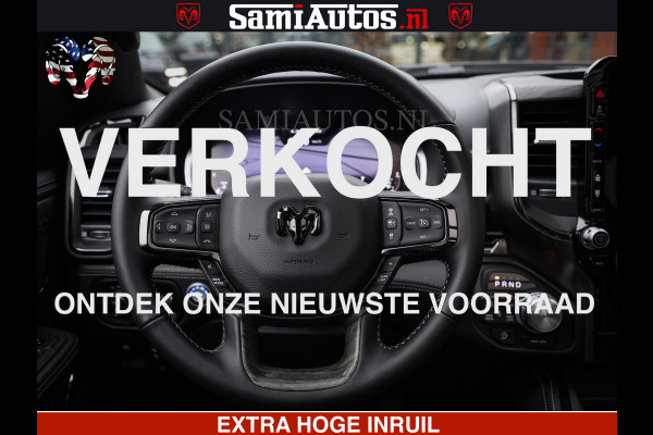 Dodge Ram 1500 Limited Night High Output 540HP 706Nm | Massage + Full Option | De Meest Luxe en Volle Pick-Up in zijn Klasse | Comfortabele Dubbele Cabine met Royale 5 Zitplaatsen | BPM vrij | Nu Leverbaar uit Voorraad | Voorraad Nr 2327 - 5407