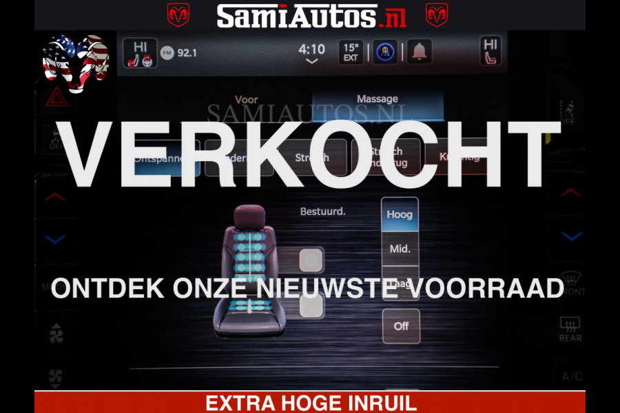 Dodge Ram 1500 Limited Night High Output 540HP 706Nm | Massage + Full Option | De Meest Luxe en Volle Pick-Up in zijn Klasse | Comfortabele Dubbele Cabine met Royale 5 Zitplaatsen | BPM vrij | Nu Leverbaar uit Voorraad | Voorraad Nr 2367 - 5430