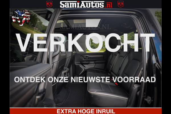 Dodge Ram 1500 Limited Night High Output 540HP 706Nm | Massage + Full Option | De Meest Luxe en Volle Pick-Up in zijn Klasse | Comfortabele Dubbele Cabine met Royale 5 Zitplaatsen | BPM vrij | Nu Leverbaar uit Voorraad | Voorraad Nr 2367 - 5430
