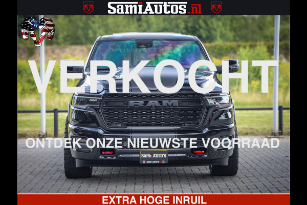 Dodge Ram 1500 Limited Night High Output 540HP 706Nm | Massage + Full Option | De Meest Luxe en Volle Pick-Up in zijn Klasse | Comfortabele Dubbele Cabine met Royale 5 Zitplaatsen | BPM vrij | Nu Leverbaar uit Voorraad | Voorraad Nr 2367 - 5430