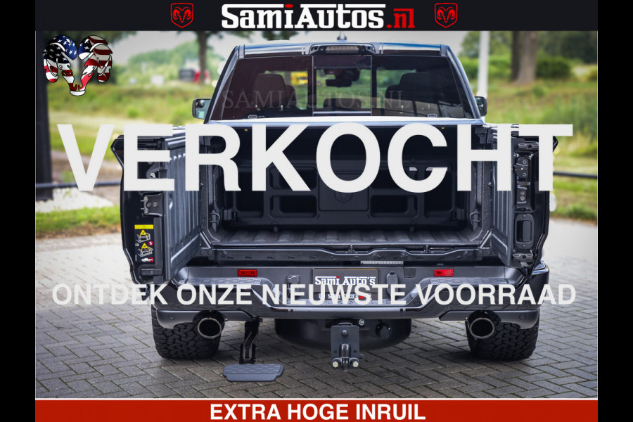 Dodge Ram 1500 Limited Night High Output 540HP 706Nm | Massage + Full Option | De Meest Luxe en Volle Pick-Up in zijn Klasse | Comfortabele Dubbele Cabine met Royale 5 Zitplaatsen | BPM vrij | Nu Leverbaar uit Voorraad | Voorraad Nr 2367 - 5430