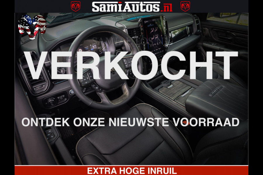 Dodge Ram 1500 Limited Night High Output 540HP 706Nm | Massage + Full Option | De Meest Luxe en Volle Pick-Up in zijn Klasse | Comfortabele Dubbele Cabine met Royale 5 Zitplaatsen | BPM vrij | Nu Leverbaar uit Voorraad | Voorraad Nr 2367 - 5430