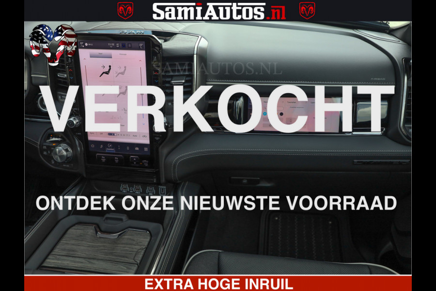 Dodge Ram 1500 Limited Night High Output 540HP 706Nm | Massage + Full Option | De Meest Luxe en Volle Pick-Up in zijn Klasse | Comfortabele Dubbele Cabine met Royale 5 Zitplaatsen | BPM vrij | Nu Leverbaar uit Voorraad | Voorraad Nr 2367 - 5430