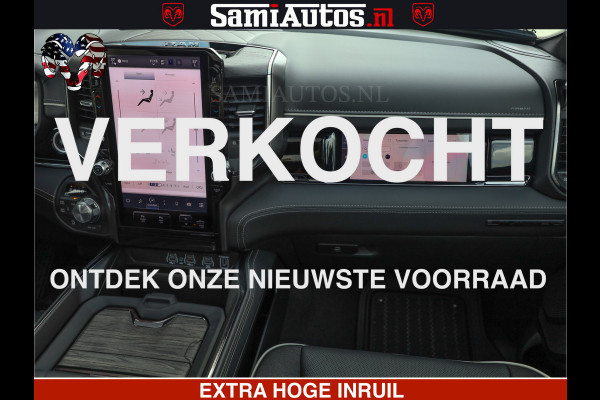 Dodge Ram 1500 Limited Night High Output 540HP 706Nm | Massage + Full Option | De Meest Luxe en Volle Pick-Up in zijn Klasse | Comfortabele Dubbele Cabine met Royale 5 Zitplaatsen | BPM vrij | Nu Leverbaar uit Voorraad | Voorraad Nr 2367 - 5430