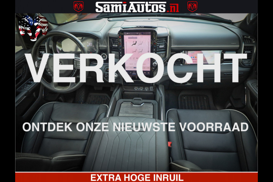 Dodge Ram 1500 Limited Night High Output 540HP 706Nm | Massage + Full Option | De Meest Luxe en Volle Pick-Up in zijn Klasse | Comfortabele Dubbele Cabine met Royale 5 Zitplaatsen | BPM vrij | Nu Leverbaar uit Voorraad | Voorraad Nr 2367 - 5430