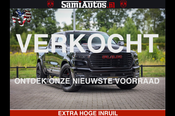 Dodge Ram 1500 Night Premium | Full Option | De Meest Luxe Pick-Up in zijn Klasse | Comfortabele Dubbele Cabine met Royale 5 Zitplaatsen | BPM vrij | Nu Leverbaar uit Voorraad | Voorraad Nr 2282 - 3332
