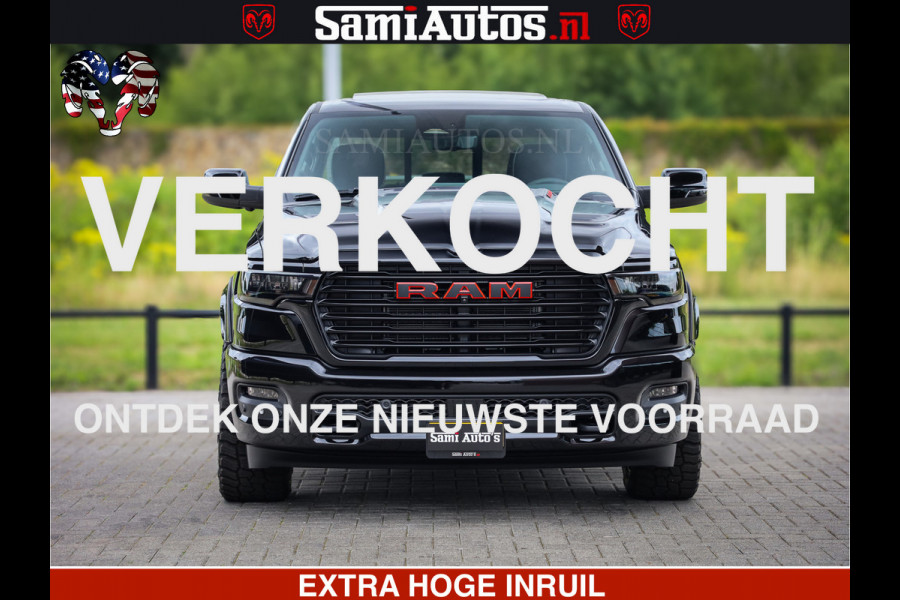 Dodge Ram 1500 Night Premium | Full Option | De Meest Luxe Pick-Up in zijn Klasse | Comfortabele Dubbele Cabine met Royale 5 Zitplaatsen | BPM vrij | Nu Leverbaar uit Voorraad | Voorraad Nr 2282 - 3332