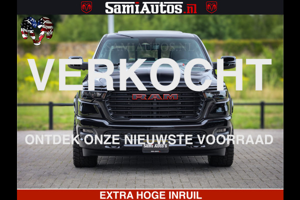 Dodge Ram 1500 Night Premium | Full Option | De Meest Luxe Pick-Up in zijn Klasse | Comfortabele Dubbele Cabine met Royale 5 Zitplaatsen | BPM vrij | Nu Leverbaar uit Voorraad | Voorraad Nr 2282 - 3332