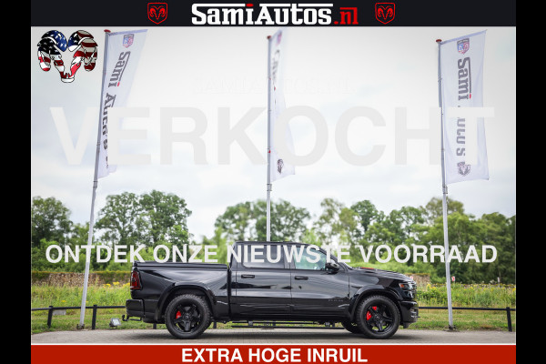 Dodge Ram 1500 Night Premium | Full Option | De Meest Luxe Pick-Up in zijn Klasse | Comfortabele Dubbele Cabine met Royale 5 Zitplaatsen | BPM vrij | Nu Leverbaar uit Voorraad | Voorraad Nr 2282 - 3332